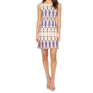 Tahari Womens Ikat Print Shift Dress